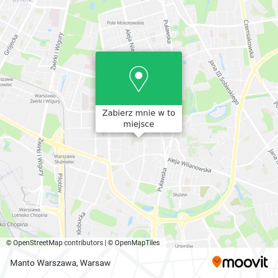 Mapa Manto Warszawa