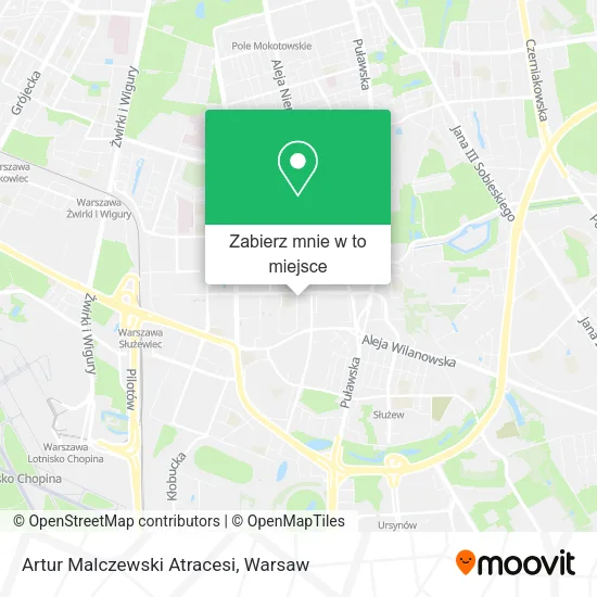 Mapa Artur Malczewski Atracesi