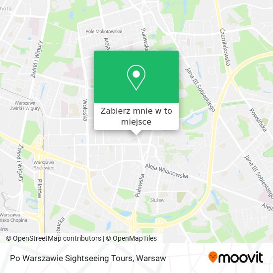 Mapa Po Warszawie Sightseeing Tours