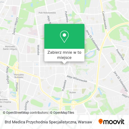 Mapa Btd Medica Przychodnia Specjalistyczna