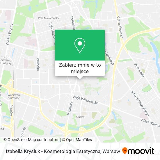 Mapa Izabella Krysiuk - Kosmetologia Estetyczna