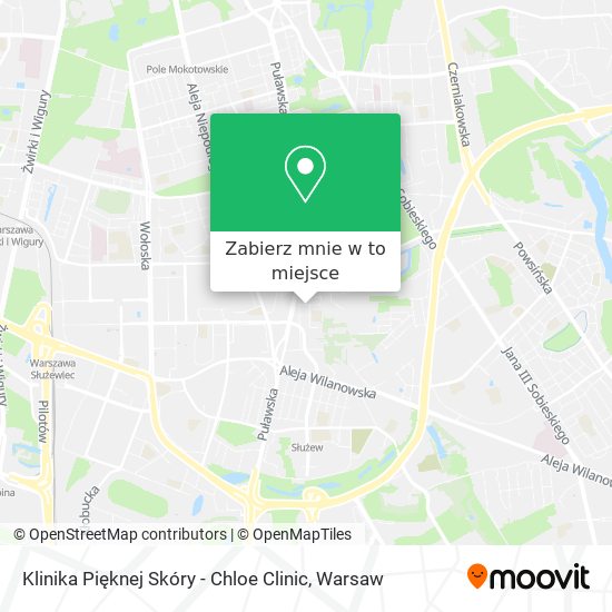 Mapa Klinika Pięknej Skóry - Chloe Clinic