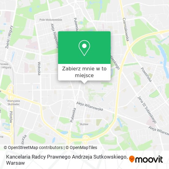 Mapa Kancelaria Radcy Prawnego Andrzeja Sutkowskiego