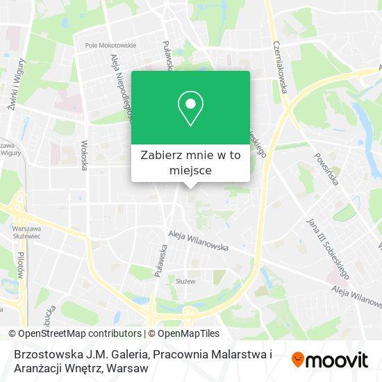 Mapa Brzostowska J.M. Galeria, Pracownia Malarstwa i Aranżacji Wnętrz