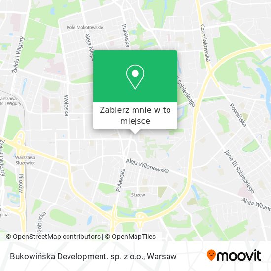 Mapa Bukowińska Development. sp. z o.o.