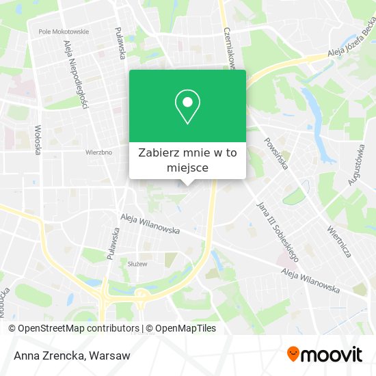 Mapa Anna Zrencka