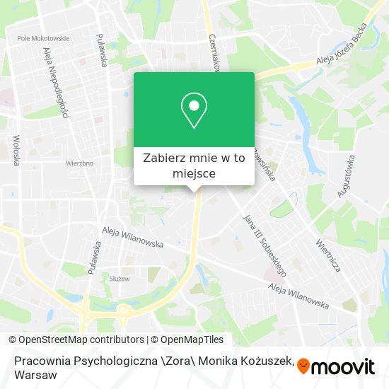 Mapa Pracownia Psychologiczna \Zora\ Monika Kożuszek