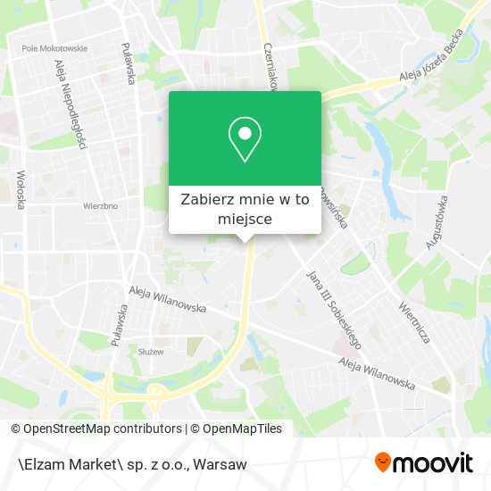 Mapa \Elzam Market\ sp. z o.o.