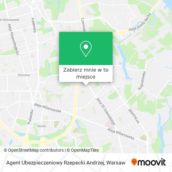 Mapa Agent Ubezpieczeniowy Rzepecki Andrzej