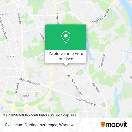 Mapa Cx Liceum Ogólnokształcące