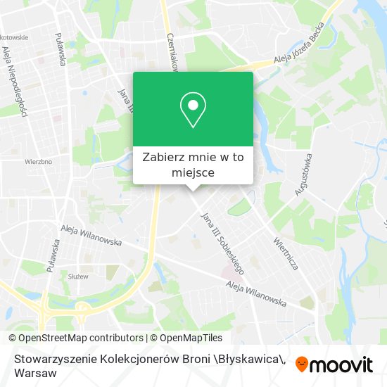 Mapa Stowarzyszenie Kolekcjonerów Broni \Błyskawica\