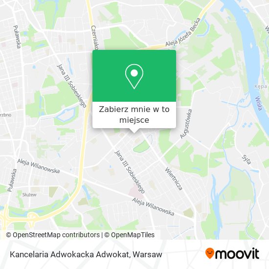 Mapa Kancelaria Adwokacka Adwokat