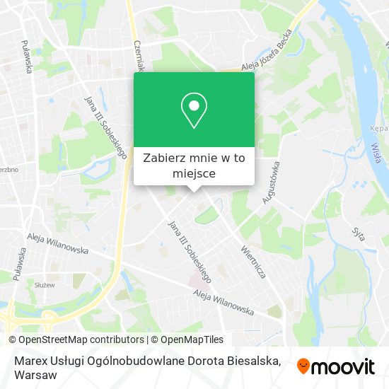 Mapa Marex Usługi Ogólnobudowlane Dorota Biesalska