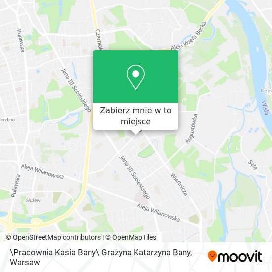 Mapa \Pracownia Kasia Bany\ Grażyna Katarzyna Bany