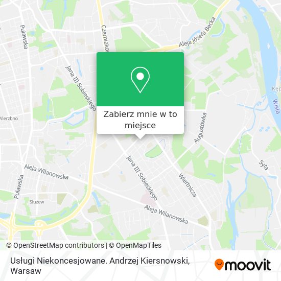 Mapa Usługi Niekoncesjowane. Andrzej Kiersnowski