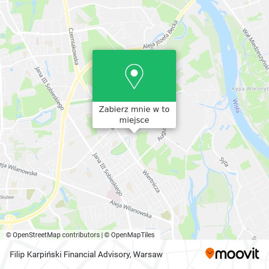 Mapa Filip Karpiński Financial Advisory