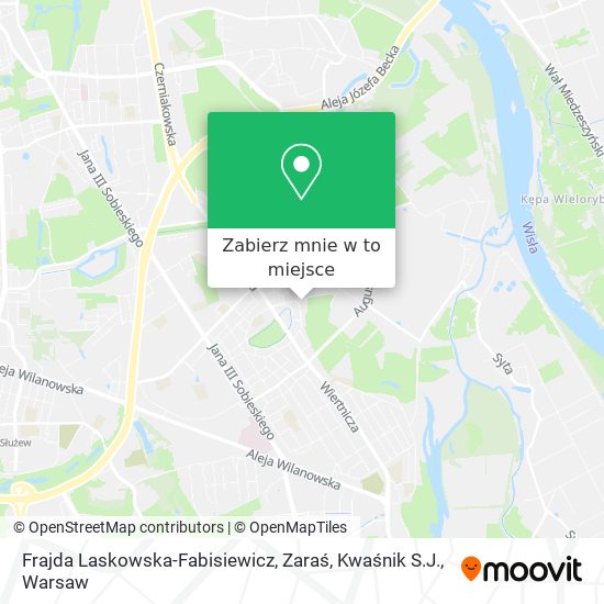 Mapa Frajda Laskowska-Fabisiewicz, Zaraś, Kwaśnik S.J.