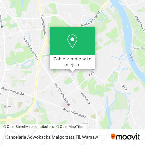 Mapa Kancelaria Adwokacka Małgorzata Fil