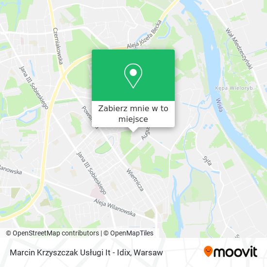 Mapa Marcin Krzyszczak Usługi It - Idix