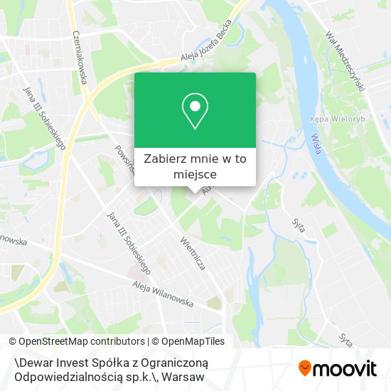 Mapa \Dewar Invest Spółka z Ograniczoną Odpowiedzialnością sp.k.\