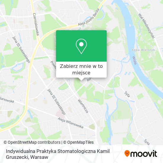 Mapa Indywidualna Praktyka Stomatologiczna Kamil Gruszecki