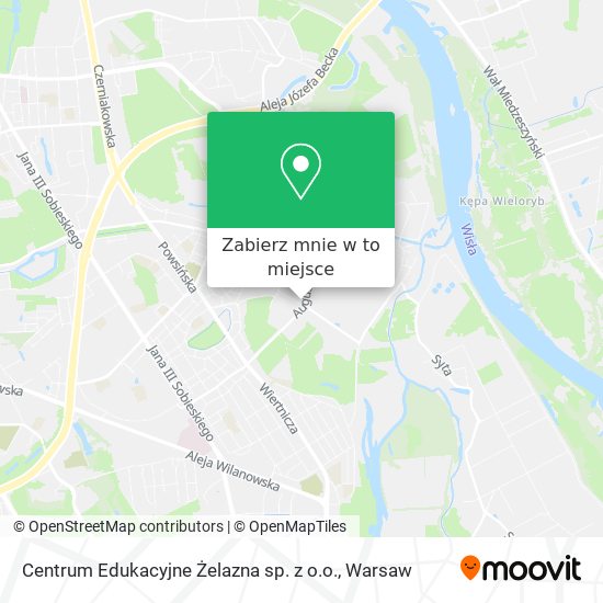 Mapa Centrum Edukacyjne Żelazna sp. z o.o.