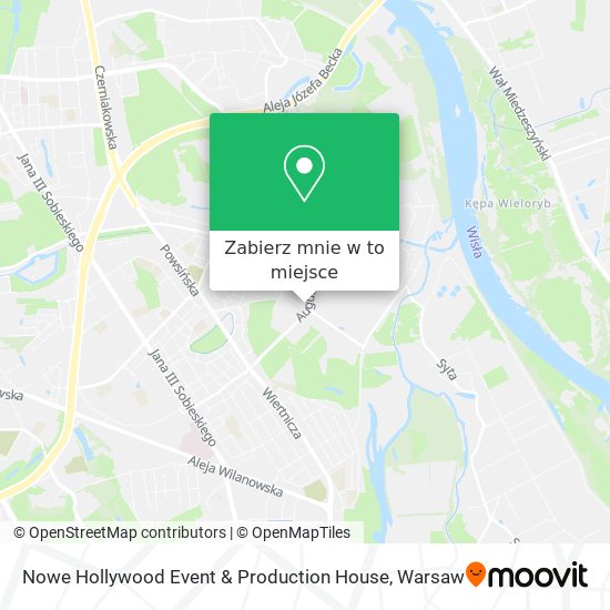 Mapa Nowe Hollywood Event & Production House