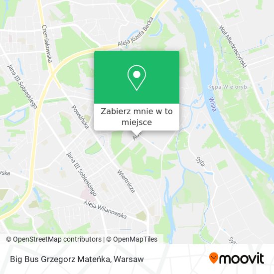 Mapa Big Bus Grzegorz Mateńka