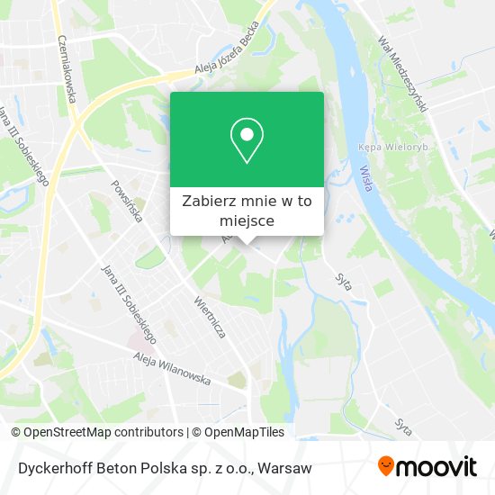 Mapa Dyckerhoff Beton Polska sp. z o.o.