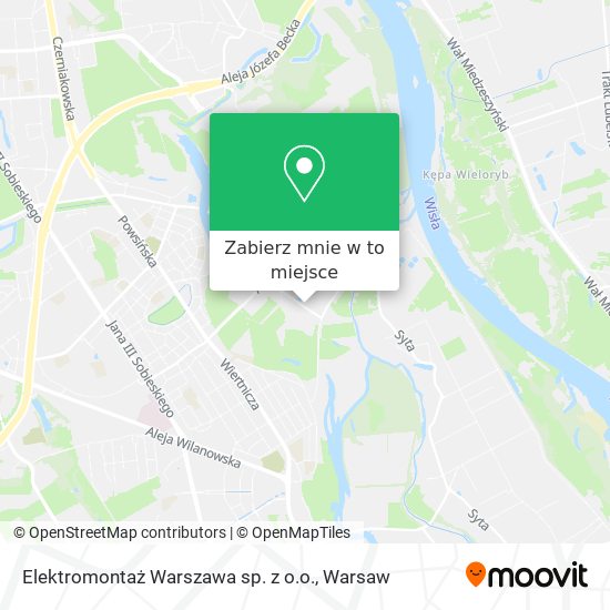 Mapa Elektromontaż Warszawa sp. z o.o.