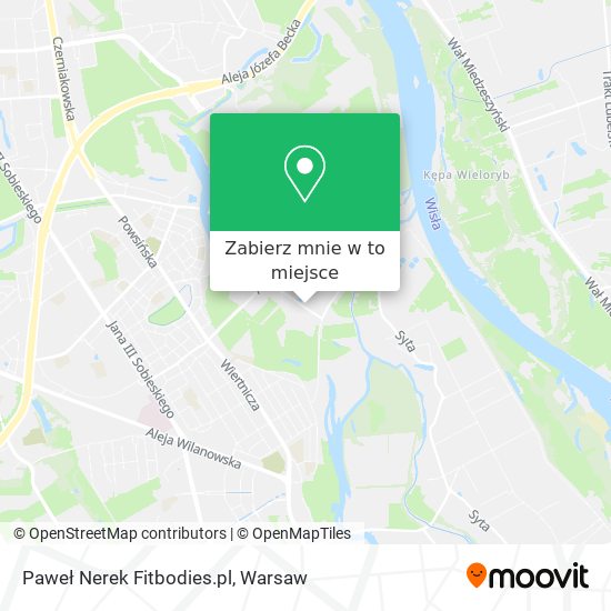 Mapa Paweł Nerek Fitbodies.pl