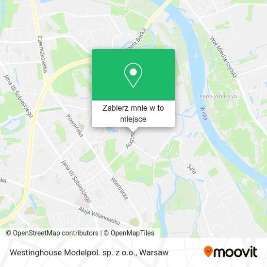 Mapa Westinghouse Modelpol. sp. z o.o.