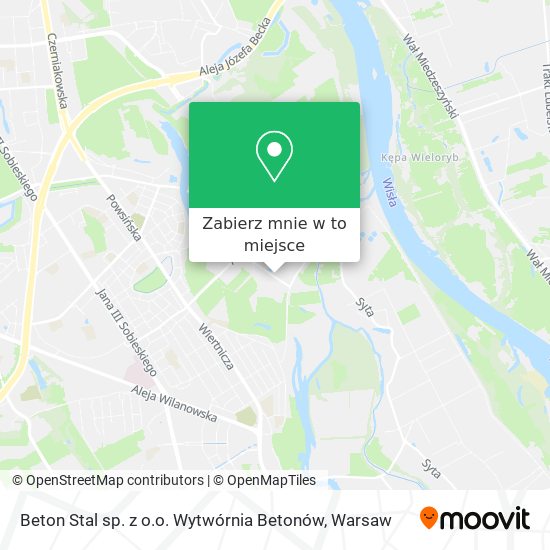 Mapa Beton Stal sp. z o.o. Wytwórnia Betonów