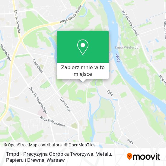 Mapa Tmpd - Precyzyjna Obróbka Tworzywa, Metalu, Papieru i Drewna