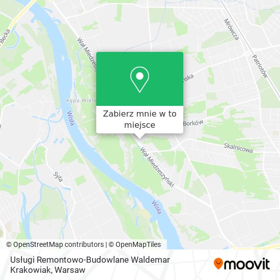 Mapa Usługi Remontowo-Budowlane Waldemar Krakowiak