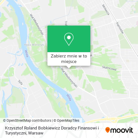 Mapa Krzysztof Roland Bobkiewicz Doradcy Finansowi i Turystyczni