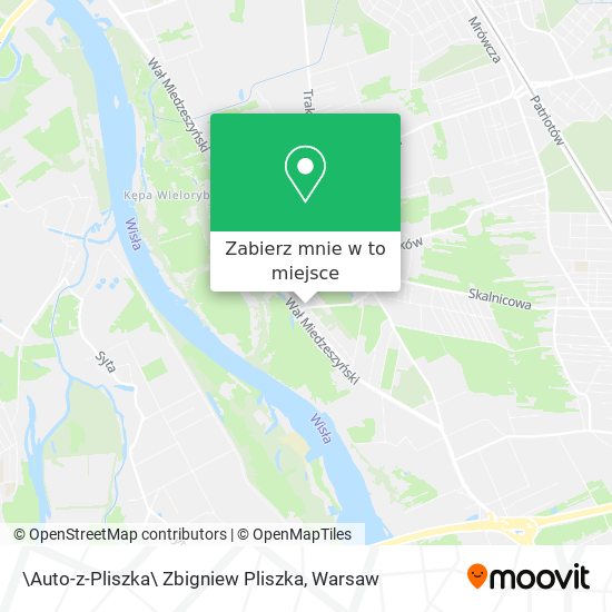 Mapa \Auto-z-Pliszka\ Zbigniew Pliszka