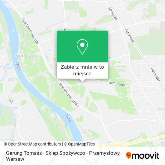 Mapa Gerung Tomasz - Sklep Spożywczo - Przemysłowy