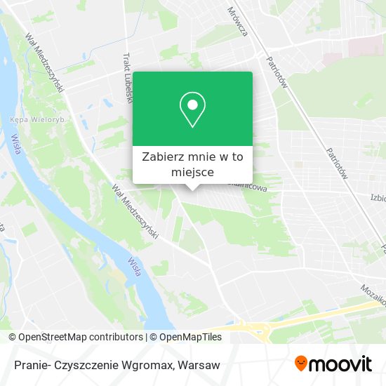 Mapa Pranie- Czyszczenie Wgromax