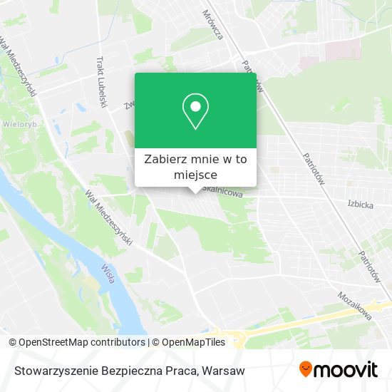 Mapa Stowarzyszenie Bezpieczna Praca