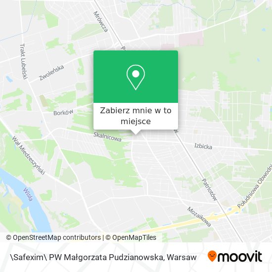 Mapa \Safexim\ PW Małgorzata Pudzianowska