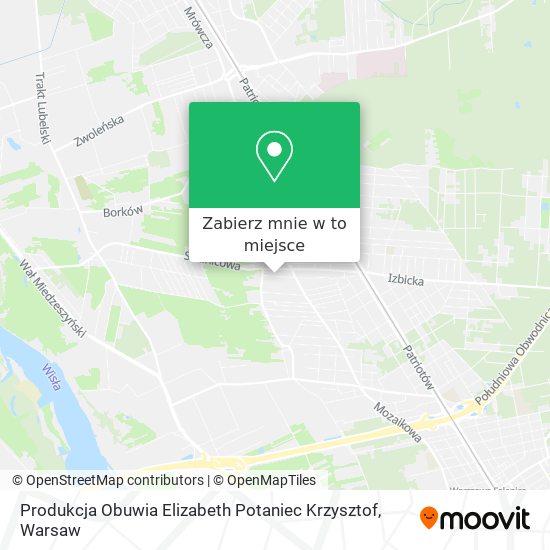 Mapa Produkcja Obuwia Elizabeth Potaniec Krzysztof