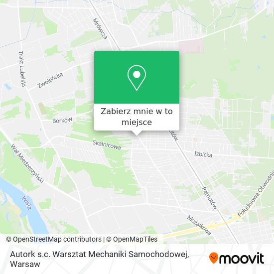 Mapa Autork s.c. Warsztat Mechaniki Samochodowej