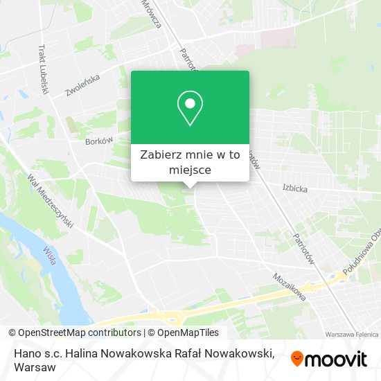 Mapa Hano s.c. Halina Nowakowska Rafał Nowakowski