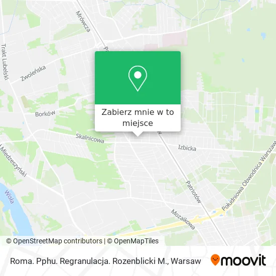 Mapa Roma. Pphu. Regranulacja. Rozenblicki M.