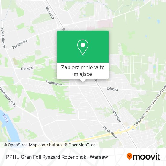 Mapa PPHU Gran Foll Ryszard Rozenblicki