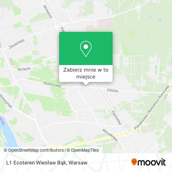 Mapa L1 Ecoteren Wiesław Bąk