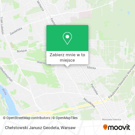 Mapa Chełstowski Janusz Geodeta