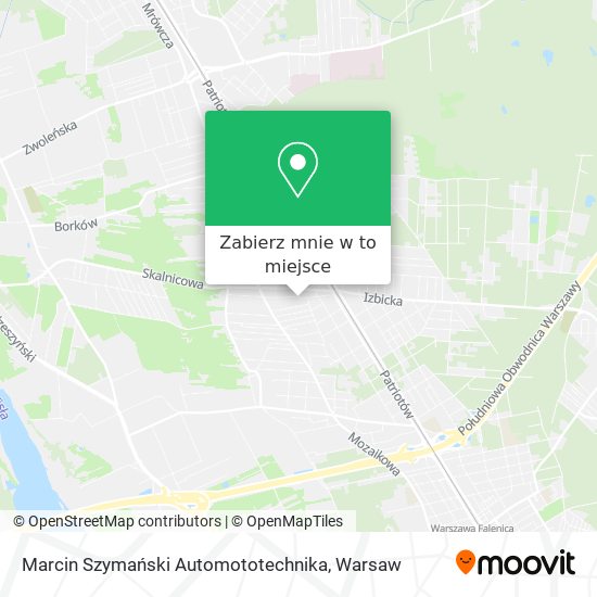 Mapa Marcin Szymański Automototechnika