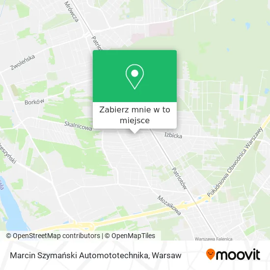 Mapa Marcin Szymański Automototechnika